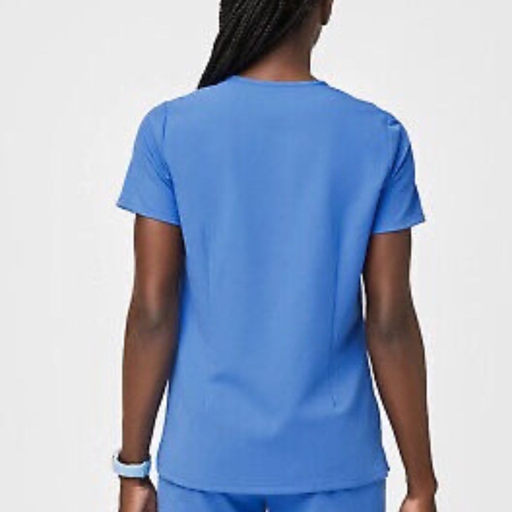 NWT Figs Womens Scrubs Set in Capri Blue (CPB) - Picture 4 of 9